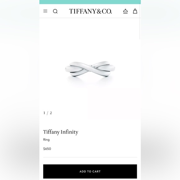 Tiffany Infinity Ring - Picture 3 of 6